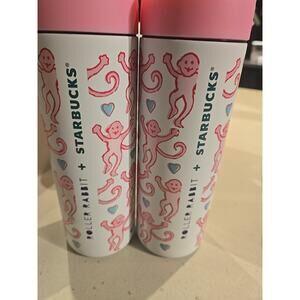 Starbucks X Roller Rabbit Stainless Steel Tumbler Mug Cup Holiday Christmas 2025